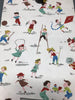 Single Antique Roll 18" Vintage Children Kids Playroom Wallpaper Old 1852-24B