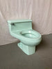 Vtg NOS 1 Piece Low Boy Toilet Sea Mist Honeydew Old American Standard 464-23E