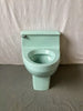 Vtg NOS 1 Piece Low Boy Toilet Sea Mist Honeydew Old American Standard 464-23E