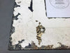 Antique VTG Shabby Tin Ceiling Metal 8X10 Picture Frame 23 SQ. Chic Old 39-25B