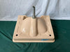 Vtg Ceramic Tan 24x20 Drop In Sink American Standard Old Bath Lavatory 304-24E