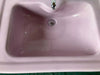 Antique 24x20 Ceramic Lavender Lilac Bathroom Pedestal Sink Kohler Vintage 91-25E