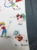 Single Antique Roll 18" Vintage Children Kids Playroom Wallpaper Old 1852-24B