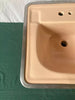 Vintage Mid Century Ceramic Tan 20x18 Drop In Bath Sink Rheem Richmond Old 18-25E