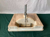 Vtg Ceramic Tan 24x20 Drop In Sink American Standard Old Bath Lavatory 304-24E