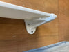 Antique 30" Milk Glass Shelf White Ceramic Brackets Old Vtg 381-24E
