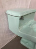 Vtg NOS 1 Piece Low Boy Toilet Sea Mist Honeydew Old American Standard 464-23E