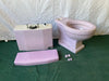 Vtg Deco Mid Century Lavender Lilac Toilet Round Bowl Old Standard 88-25E