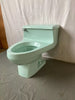 Vtg NOS 1 Piece Low Boy Toilet Sea Mist Honeydew Old American Standard 464-23E