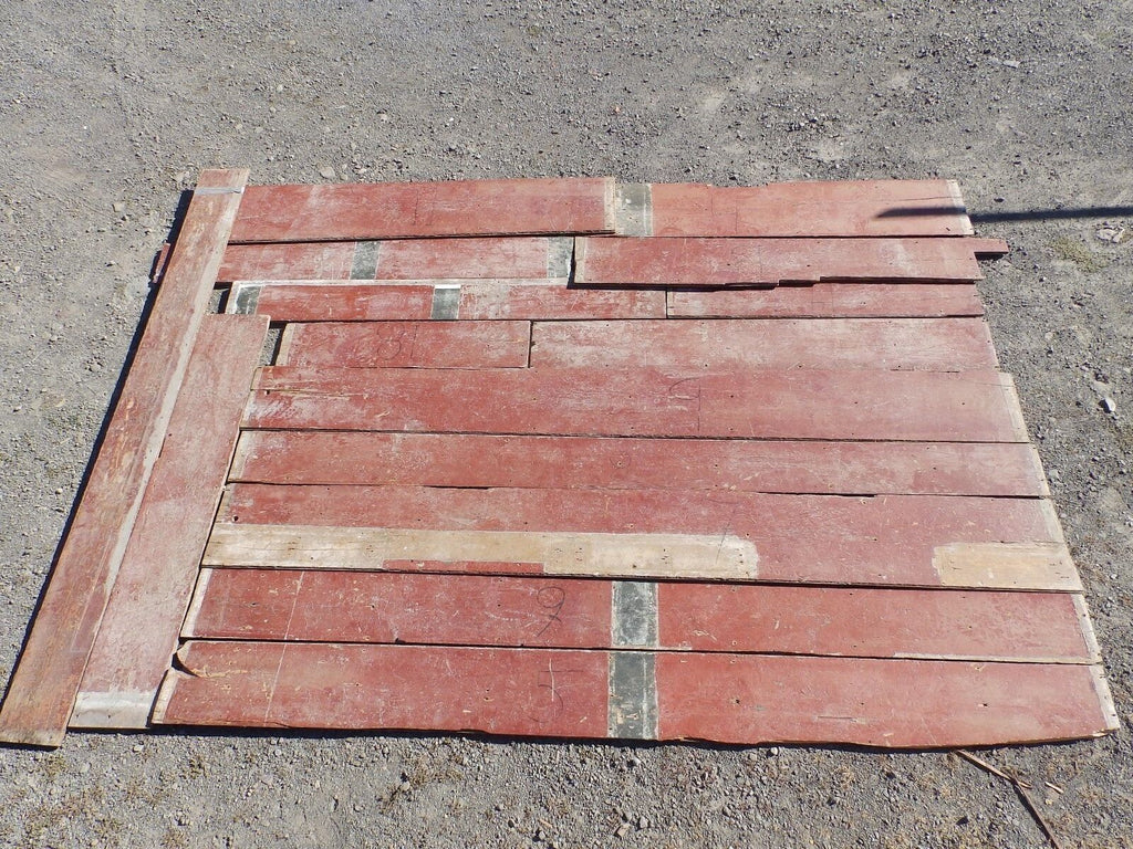 Genuine Antique Pine Wide Plank Tongue & Groove Flooring 140 sq ft Old 649-23E