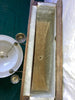 Antique Folding Railroad Passenger Car Wash Sink Water Tank Mirror Vtg 97-24E