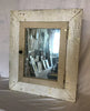Antique Shabby White Mirror Medicine Cabinet Glass Knob VTG Chic Old 1291-24B