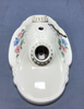Victorian Ceramic Porcelain Double Ceiling Light Flush Mount VTG Floral 1536-22B