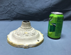 VTG Decorative Single Cast Iron Ceiling Flush Mount Light Fixture Old 1538-22B