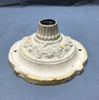 VTG Decorative Single Cast Iron Ceiling Flush Mount Light Fixture Old 1538-22B
