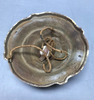 VTG Decorative Single Cast Iron Ceiling Flush Mount Light Fixture Old 1538-22B