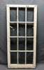 Antique Single 22x48 12 Lite Casement Window Shabby White Chic VTG Old 1442-22B