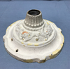 VTG Decorative Single Cast Iron Ceiling Flush Mount Light Fixture Old 1538-22B