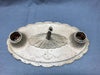VTG Decorative Double Cast Iron Ceiling Flush Mount Light Fixture Old 1767-22B