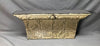 Architectural Salvaged 33" Embossed Torch Metal Tin Mantle Shelf Old 1967-24B