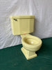 Vtg Mid Century Manchu Yellow Porcelain Toilet Old Standard Bath We Ship 21-24E