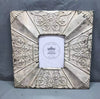 Antique VTG Shabby Tin Ceiling Metal 8X10 Picture Frame 23 SQ. Chic Old 40-25B