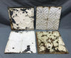 4 Sq Ft Antique Shabby Tin Ceiling 12x12 Ceiling Tin Panels VTG Old 1865-24B