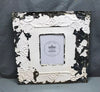 Antique VTG Shabby Tin Ceiling Metal 8X10 Picture Frame 23 SQ. Chic Old 39-25B