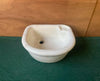 Antique 20x19 White Earthenware JL Mott Imperial Vessel Old Bath Sink 387-24E