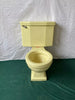 Vtg Mid Century Manchu Yellow Porcelain Toilet Old Standard Bath We Ship 21-24E