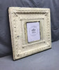 Antique VTG Shabby Tin Ceiling Metal 8X10 Picture Frame 23 SQ. Chic Old 45-25B