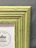 Antique Wood Picture Frame Moulding 8X10 Picture Green Recycled Old 1603-24B