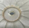 VTG Art Deco Brass Glass Ceiling Florete Light Fixture Shabby Old Chic 11-25B