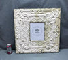 Antique VTG Shabby Tin Ceiling Metal 8X10 Picture Frame 23 SQ. Chic Old 41-25B