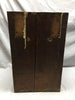 Antique Country Lodge Wood Medicine Cabinet Cupboard Oval Mirror Drawers 116-24B