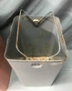 Antique Pink Deco Metal Dental Medical Industrial Waste Trash Can 1096-25B