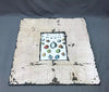 Antique VTG Shabby Tin Ceiling Metal Photo 8X10 Picture Frame 23 SQ. Chic Old 1975-24B