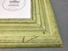 Antique Wood Picture Frame Moulding 8X10 Picture Green Recycled Old 1603-24B