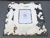 Antique VTG Shabby Tin Ceiling Metal 8X10 Picture Frame 23 SQ. Chic Old 39-25B