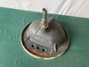 Vtg Mid Century 18" Cast Iron Regency Blue Round Drop in Bath Sink 35-25E