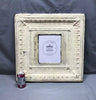 Antique VTG Shabby Tin Ceiling Metal 8X10 Picture Frame 23 SQ. Chic Old 45-25B