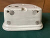 Antique 20x19 White Earthenware JL Mott Imperial Vessel Old Bath Sink 388-24E