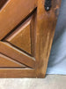 Antique VTG Solid Wood Entryway Dutch Door 9 Lite 34x77 Varnished Old 1966-24B