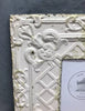 Antique VTG Shabby Tin Ceiling Metal 8X10 Picture Frame 23 SQ. Chic Old 41-25B