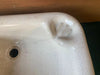 Antique 20x19 White Earthenware JL Mott Imperial Vessel Old Bath Sink 387-24E