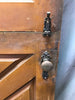 Antique VTG Solid Wood Entryway Dutch Door 9 Lite 34x77 Varnished Old 1966-24B