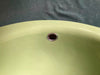 Vtg 19" Round Cast Iron Fresh Lime Green Self Rimming Drop In Sink Kohler 11-25E