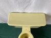 Vtg Mid Century Citrus Yellow Porcelain Toilet Crane Drexel Round Bowl 437-22E