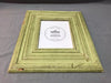 Antique Wood Picture Frame Moulding 8X10 Picture Green Recycled Old 1603-24B