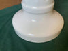 Antique Oval White Fluted Pedestal Sink Standard Tiffin Old Vtg Bathroom 374-24E